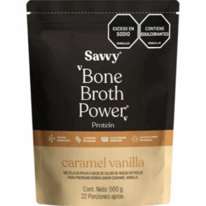 SAVVY BONE BROTH POWER CARAMELO VAINILLA X 560 GR