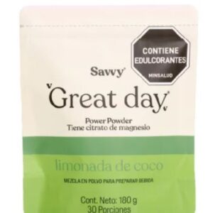 SAVVY GREAT DAY LIMONADA DE COCO X 180 GR