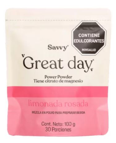 SAVVY GREAT DAY LIMONADA ROSADA X 180 GR