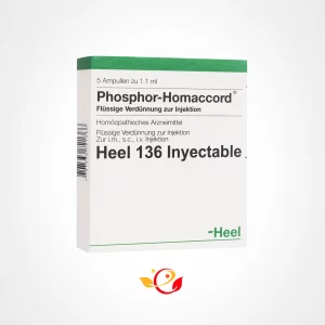 PHOSPHOR- HOMACCORD AMP X 1.1 ML X 5 UNIDADES