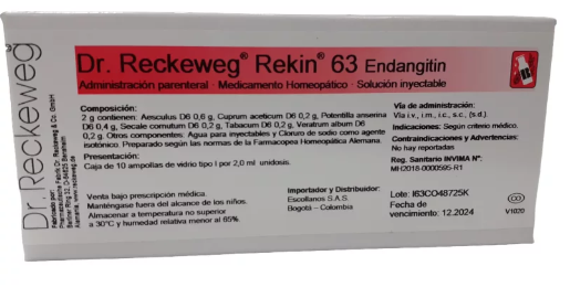 Dr Reckeweg Rekin 63 Endangitin - Image 2
