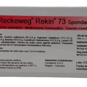 Dr Reckeweg Rekin 73 Spondarthrin