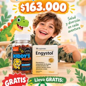 Kit dinosaurio kiddy + Engystol + sorpresas huevo dinosaurio + bolsa para colorear